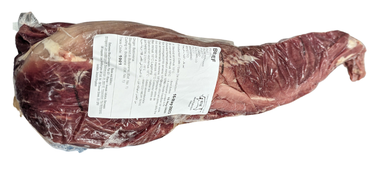 Storfe indrefilet 1,4 - 1,8kg kg