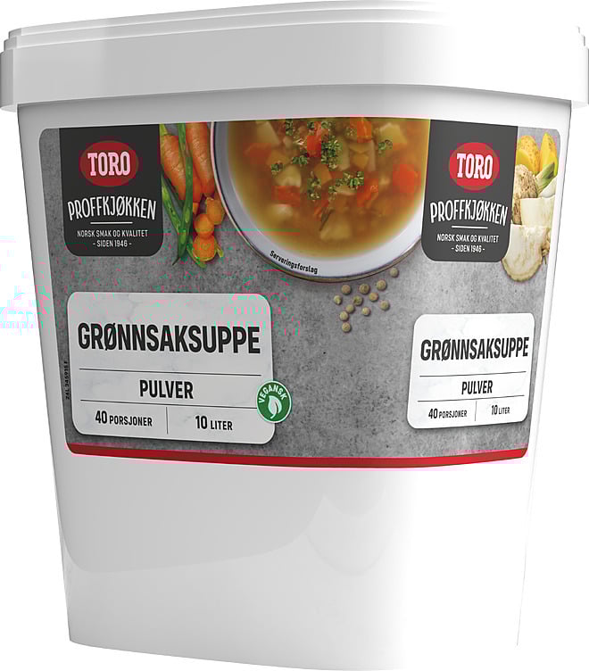 Grønnsaksuppe toro 10l 590g