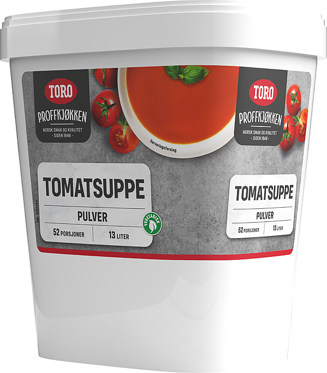 Tomatsuppe toro 13l     1,2kg