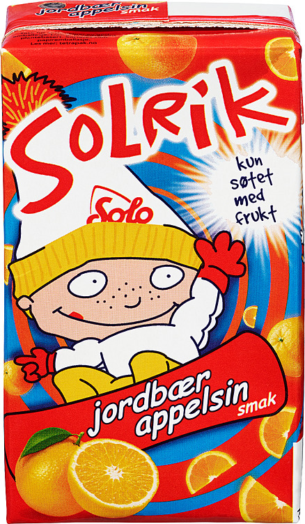 Solrik jordbær lettere   27x25cl