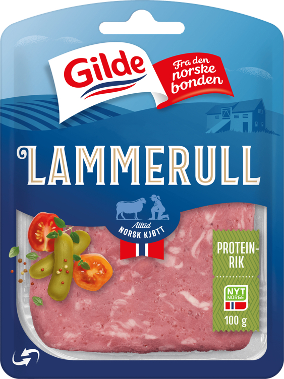 Lammerull skivet   100g