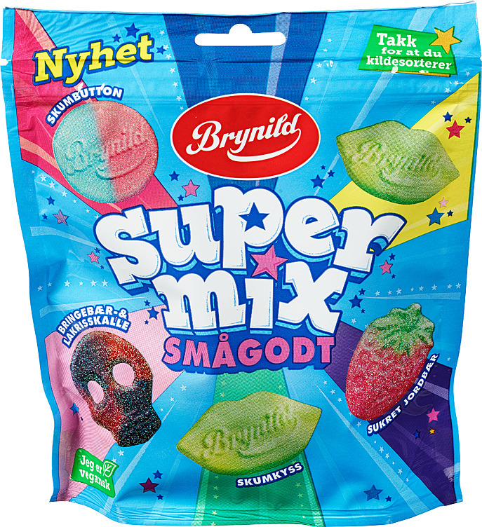 Supermix smågodt  220g