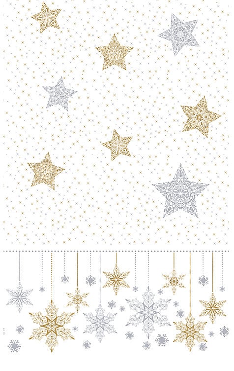 Duk dunicel 1,38x220cm snowstar white stk