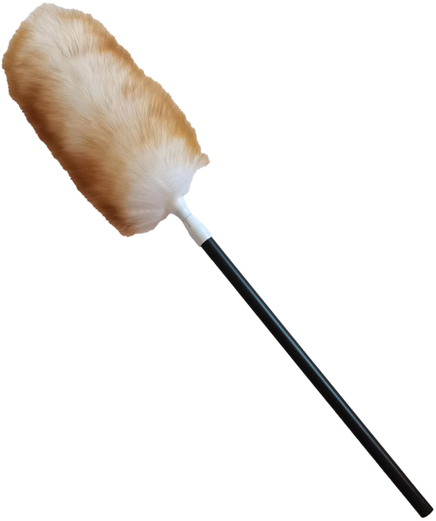 Støvkost ull  bøyelig m telesk      1stk