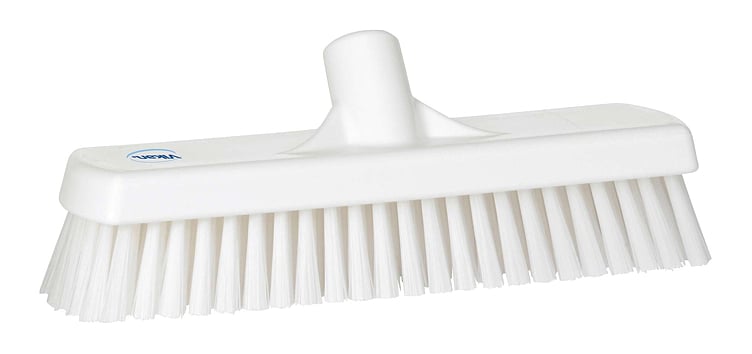 Gulvbørste hvit, stiv 30cm stk
