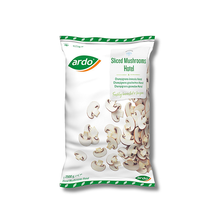 Champignon, skåret 4x2,5kg  t  kg
