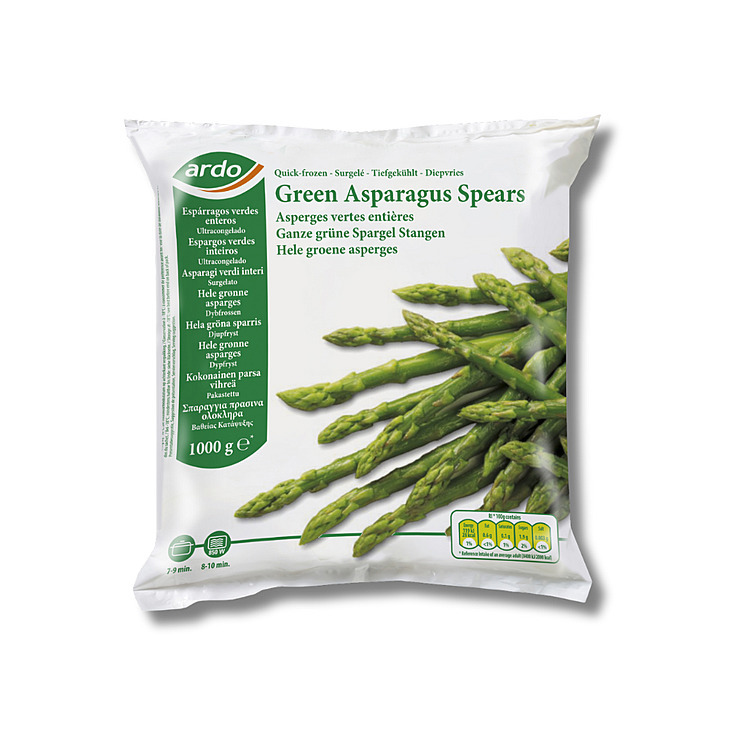 Grønn asparges hel 10/16 10x1kg t kg