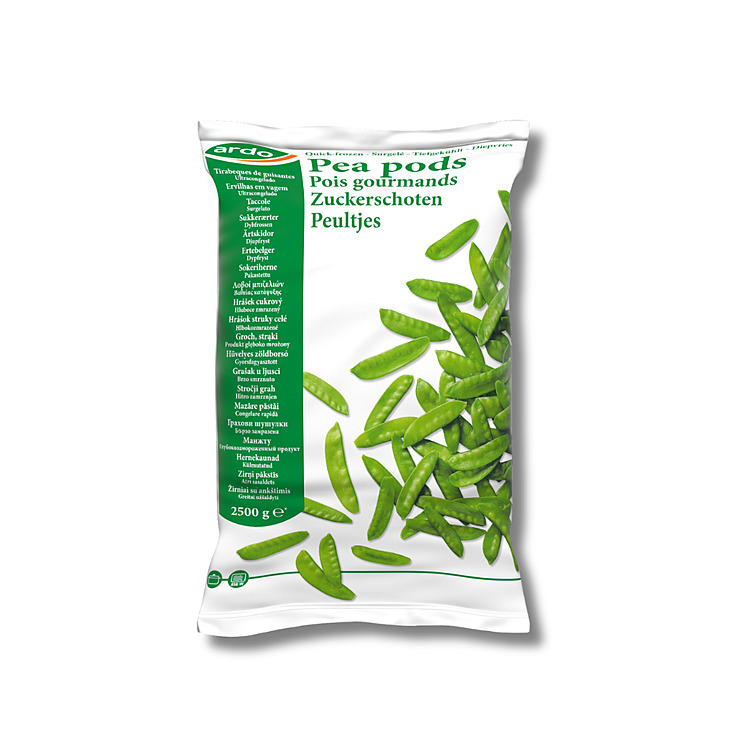 Sukkererter 4x2,5kg  t  kg