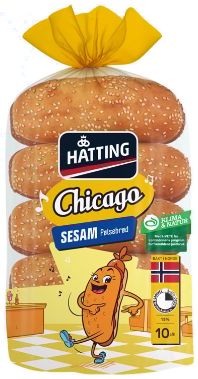 Chicago pølsebrød 10x50g