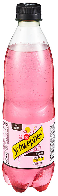 Schweppes pink tonic zero  24x50cl