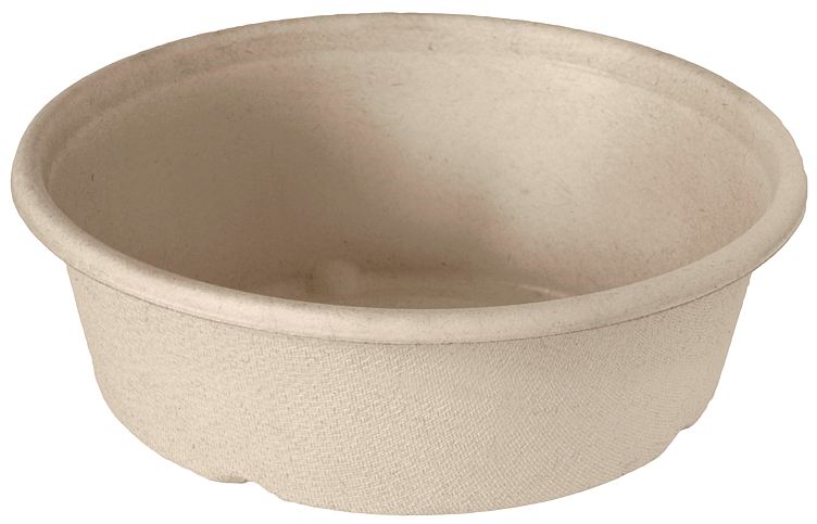 Salad bowl classic fibre pbat/pla brown   900ml