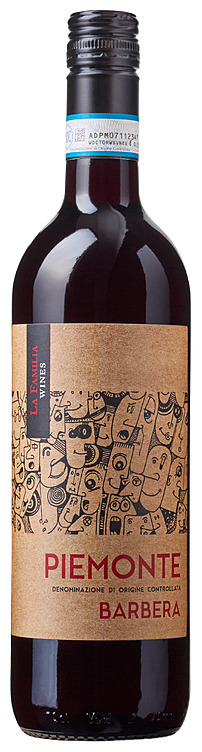 La familia piemonte barbera  13%  75cl