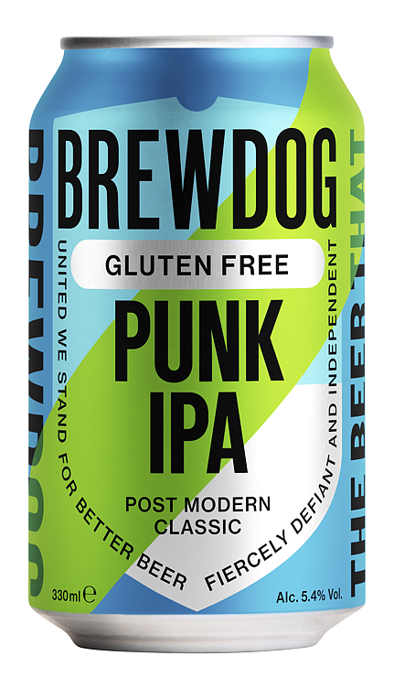 Brewdog gluten free punk ipa bx 5,4% 24x33cl