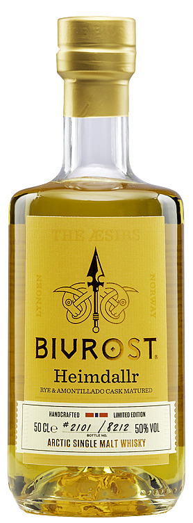 Bivrost heimdallr arctic single malt whiskey  50%  50cl
