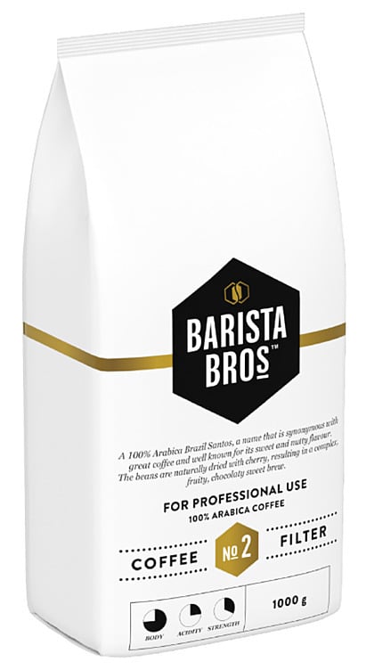 Barista bros no2 bønner  8x1kg