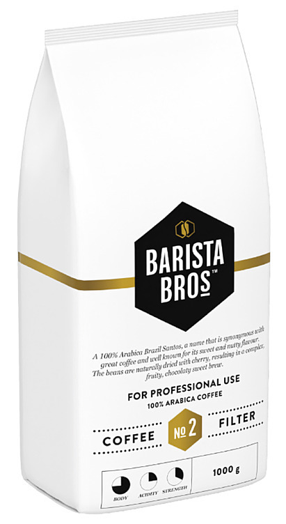 Barista bros no2 bønner  8x1kg