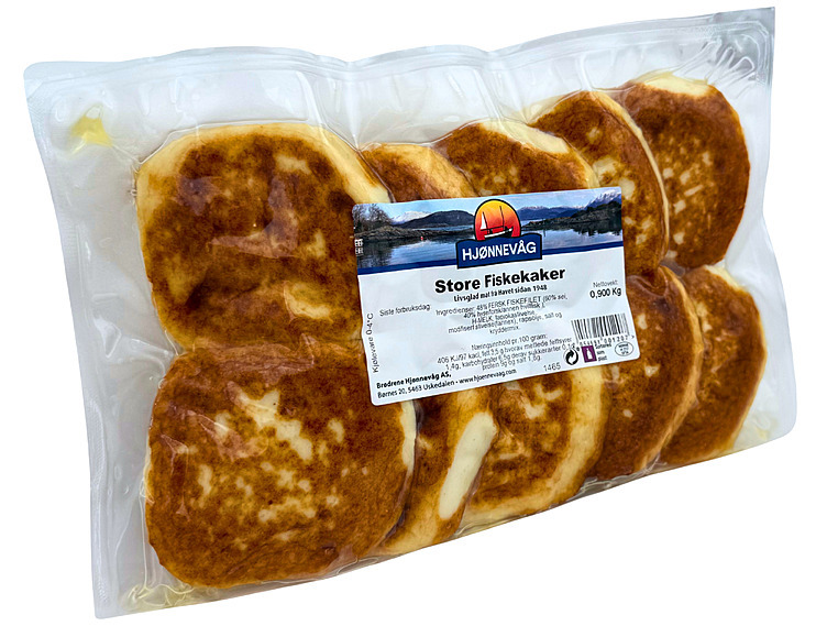 Fiskekaker  90g   900g