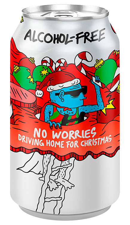 Lervig no worries driving home for chritmas bx 0,5%  24x33cl