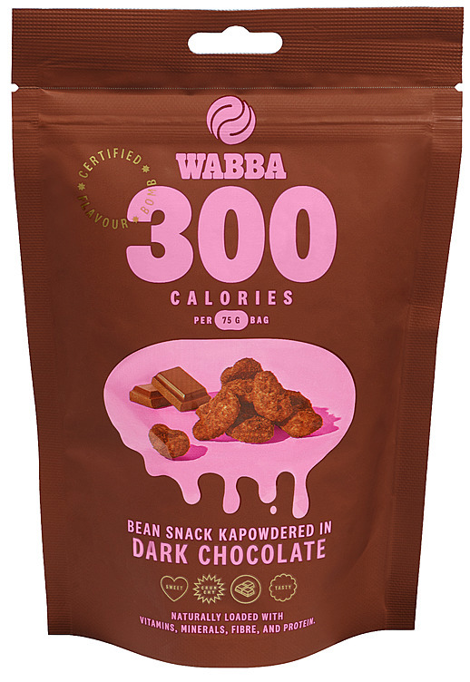 Wabba bean dark chocolate  75g