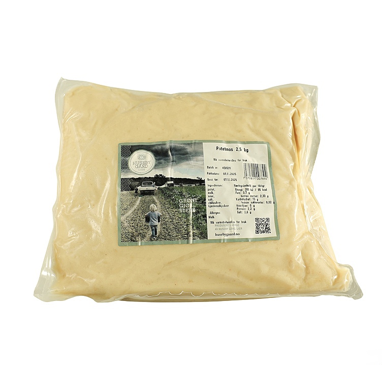 Poteter mos sous vide 2,5kg stk
