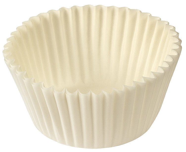 Cupcake cups white 75x20 mm 1000 pce