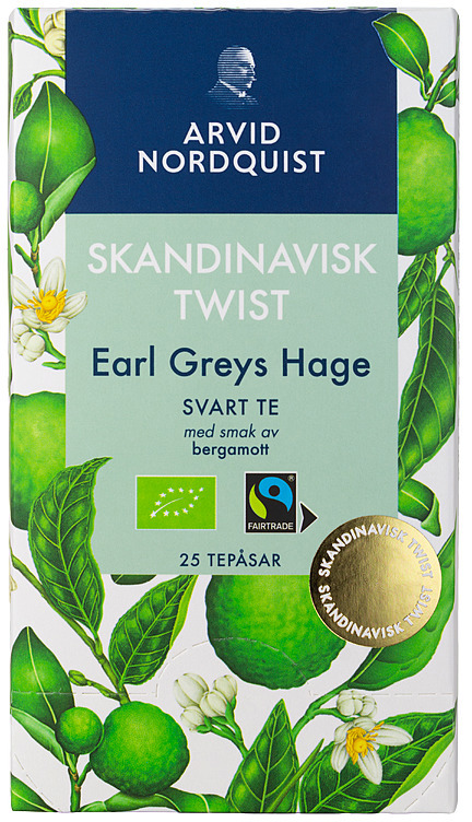 Earl greys hage svart te fairtrade  25st