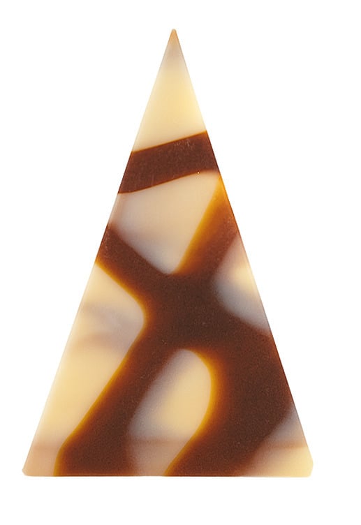 Chocolate decoration triangle dark/brigth 290pcs  585g