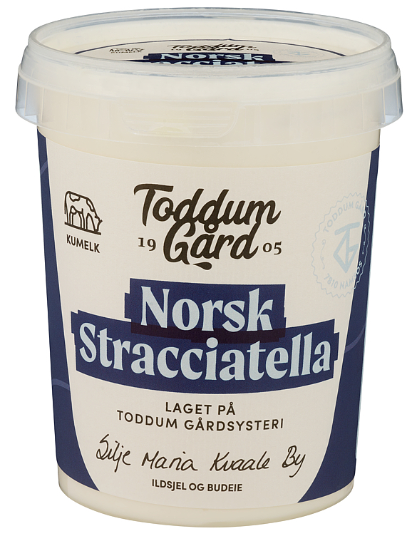 Norsk stracciatella mozzarella   500g