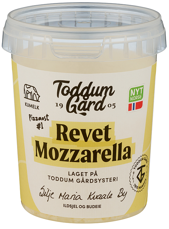 Norsk mozzarella fersk revet cubetti   250g