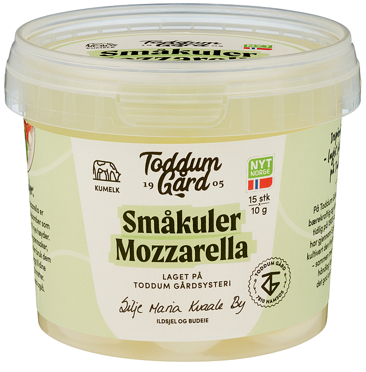 Småkuler mozzarella 15x10g pr beger   150g