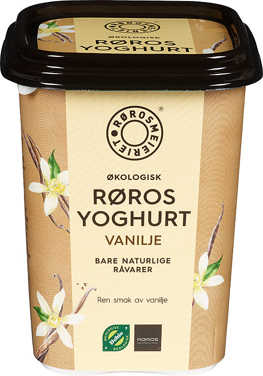 Øko røros yoghurt vanilla  470g