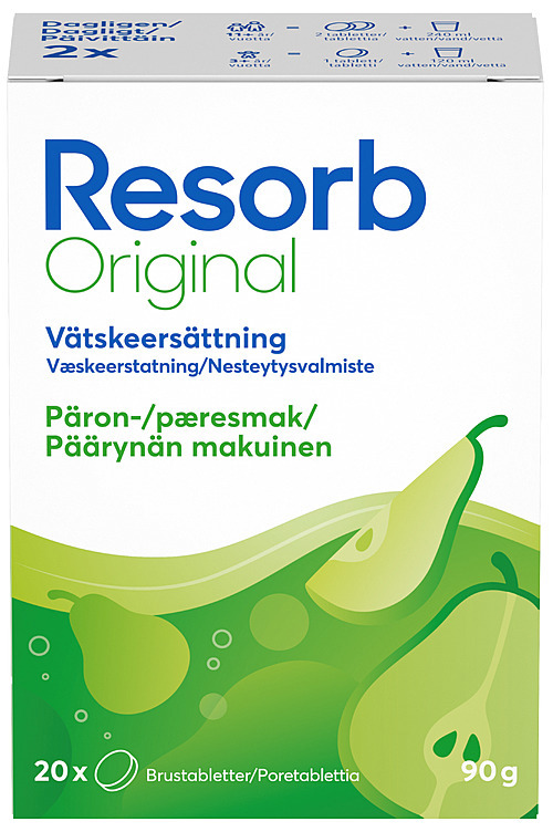 Resorb væskeerstatning pære (tab)  90g