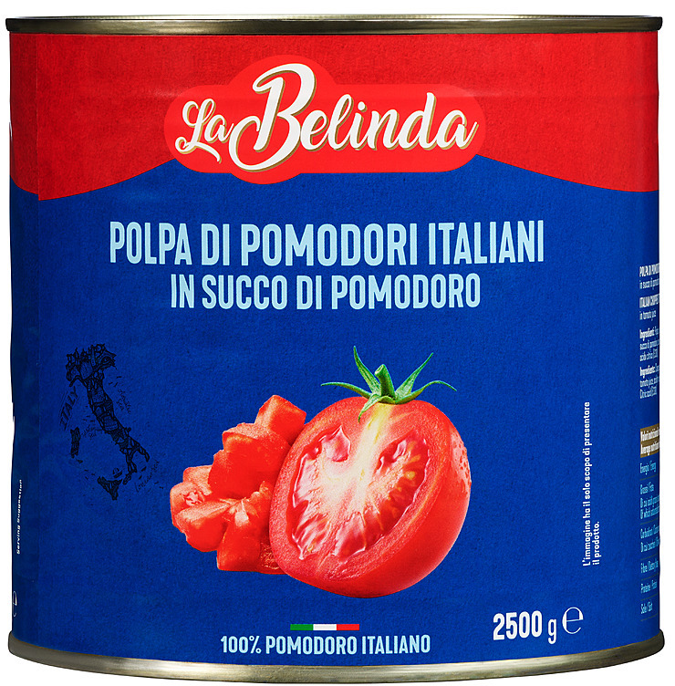 Tomater hakkede   2,55kg