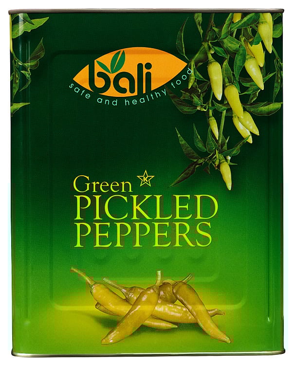 Fefferoni pickles   15kg  (7kg dr.w.)