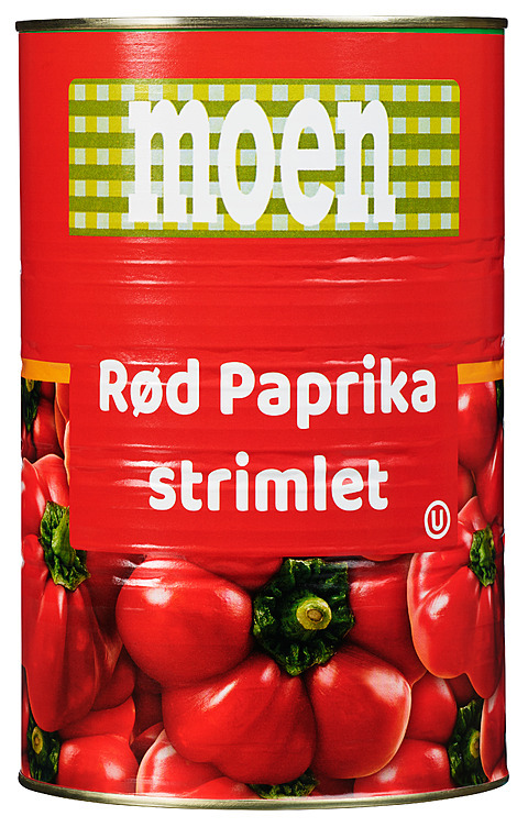 Paprikastrimler (rød)   4,25kg