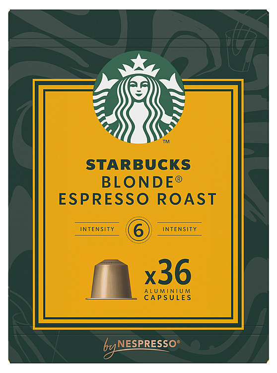 Starbucks blonde espresso mpk x36 188g