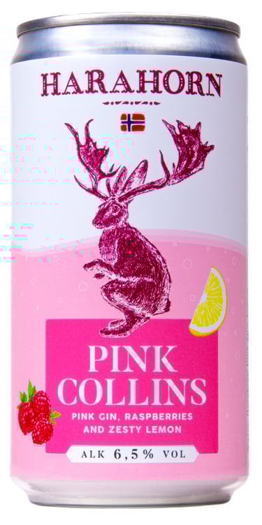 Harahorn pink collins rtd  6,5%  24x25cl