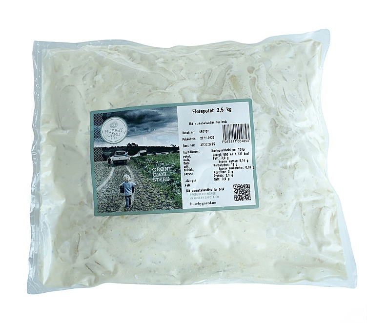 Poteter fløtegratinert sous vide   2,5kg