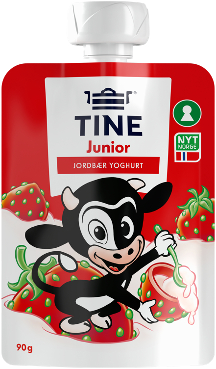 Sprett yoghurt jordbær 90g