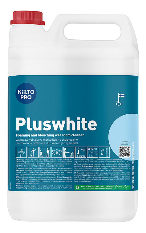 Skumrengjøring pluswhite  5l