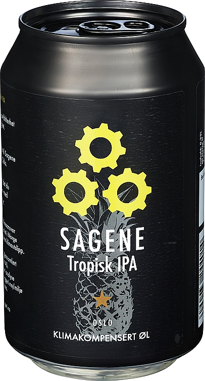 Sagene tropisk ipa   4,7%   24x33cl