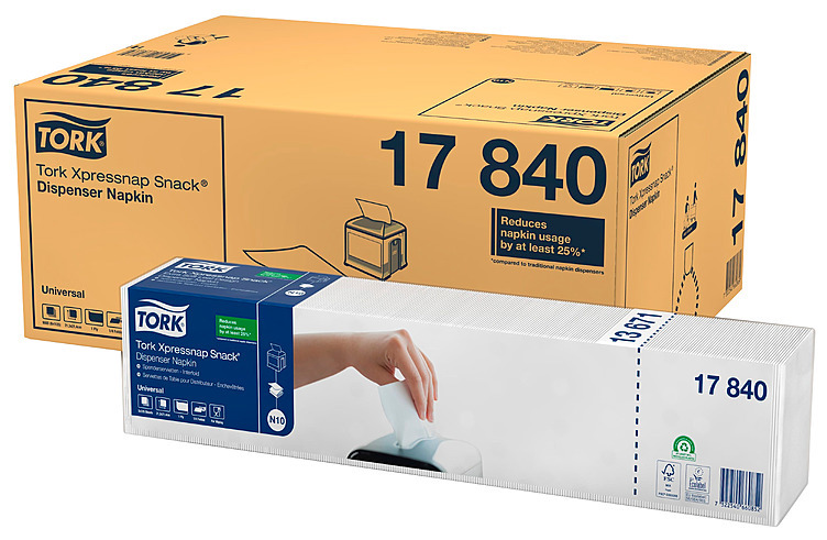 Xpressnap snack n10 dispenserserviett   1125stk