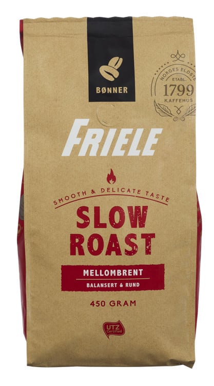 Slow roast medium coffee beans  450g