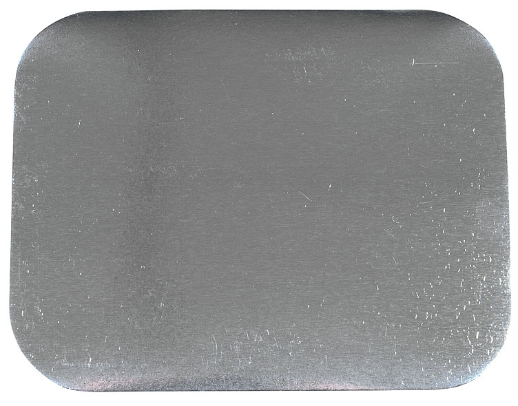 Lokk til aluform cater-line 14x11,8cm hvit papp/alu  100stk