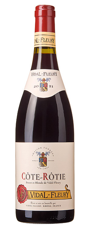 Vidal-fleury côte rôtie brune et blonde  13%  75cl