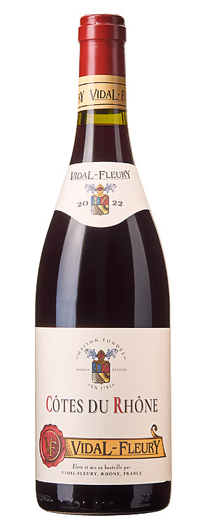 Vidal-fleury côtes du rhône  14%  75cl
