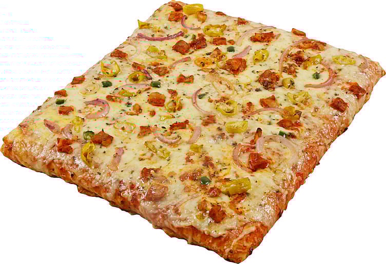 Firkantpizza spicy bbq chicken  700g