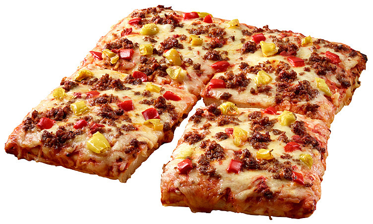 Square pizza mexicana  700g