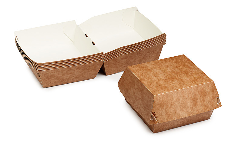 Hamburger boks xl papp  400stk