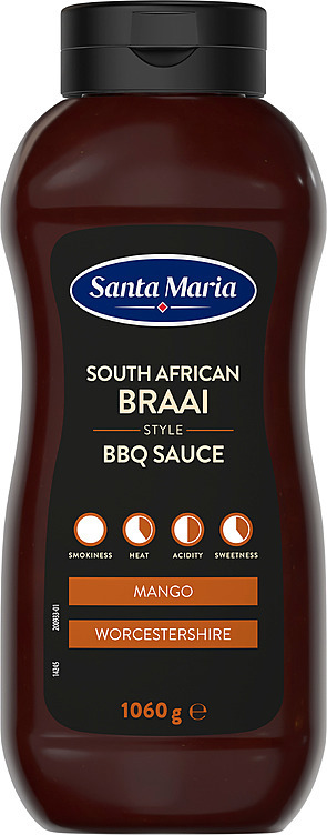 South african braai style bbq sauce  1060g